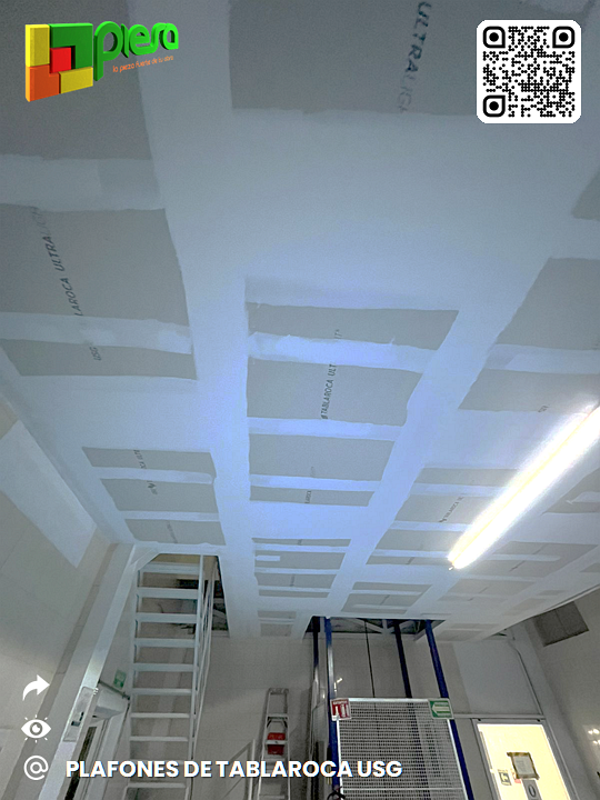 Galeria plafones de tablaroca USG en PIESA