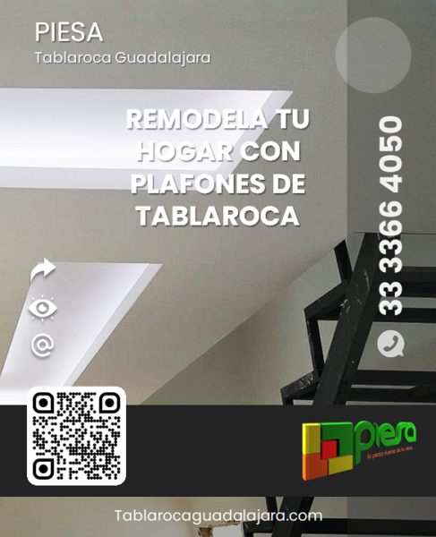 Remodela tu hogar con Plafones de Tablaroca USG PIESA